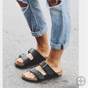 Arizona black birkenstock